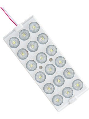 Go İthalat Modül LED 12V 6W Soğuk Beyaz 18 Ledli Yanıp Sönen 2li Paket 13960-2835 (Flaşör) (2818)