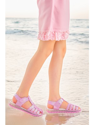 Kiko Kids Kız Çocuk Sandalet Arz 2348 Pembe