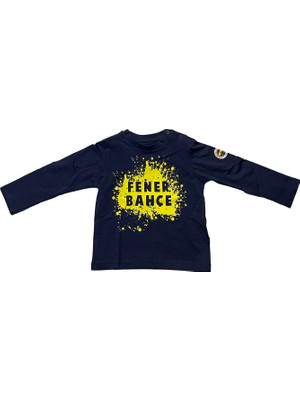 Fenerbahçe Lisanslı Çocuk Uzun Kollu Lacivert T-Shirt