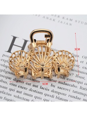 Gülpeşe Küçük Gold Metal Mandal Toka 1. Sınıf Yaylı Topuz Tokası