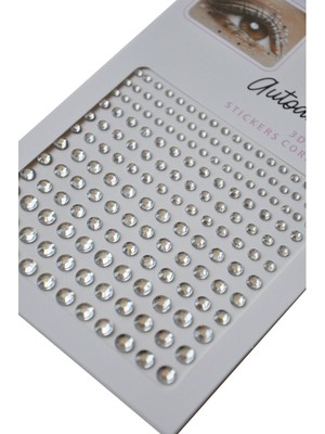 Gülpeşe Kadınlar İçin Vücut ve Yüz Taşı Stickers Kristal Yapışkan Taşlar 165 Adet Makyaj Aksesuarı