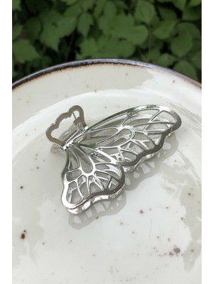 Gülpeşe Kelebek Detaylı Metal Mandal Toka