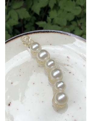 Gülpeşe Inci Detaylı Topuz Muz Toka Glpş 415