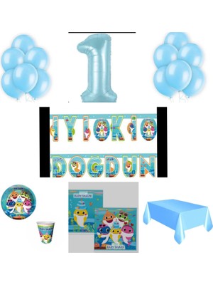 Mini Parti Mini Party Store Baby Shark Parti Seti