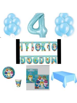 Mini Parti Mini Party Store Baby Shark Parti Seti