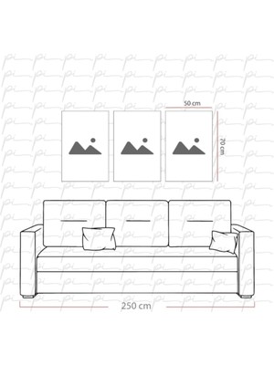 Miyrem Gold Kuşlar Triple Miyrem-Cam Tablo