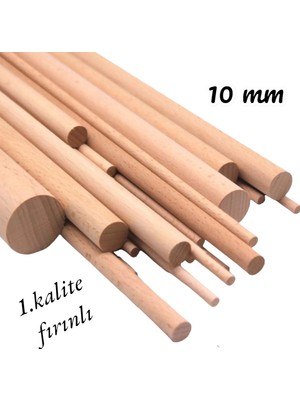 ncy Ahşap Kavale Çubuk Çıta Yivsiz Kayın Kavela 15 cm 10 mm 25 Adet