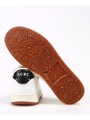 Acbc Beyaz - Siyah Erkek Sneaker Shacbeve