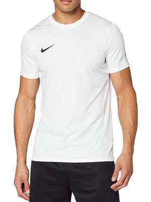 Nike Dry Park Vıı Erkek Tişört Beyaz Dri-FIT Teknolojisi ile Nefes Alabilir Kumaş S BV6708-100