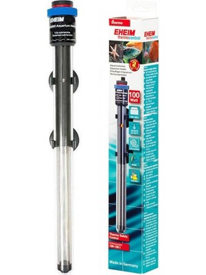 Eheim Jager 100W Thermocontrol Akvaryum Isıtıcı 100-150 Lt Kapasite Hassas Isı Ayarı ve Güvenli Otomatik Kapanma
