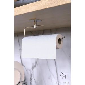 Atacı Home Siyah Rulo Havluluk Peçetelik Yapışkanlı Pratik Banyo Mutfak Askısı Kağıt Rulo Havluluk
