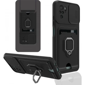 M.TK Moveteck Xiaomi Redmi Note 10 / Note 10S Kılıf Kamera Lens Korumalı