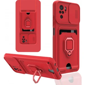 M.TK Moveteck Xiaomi Redmi Note 10 / Note 10S Kılıf Kamera Lens Korumalı