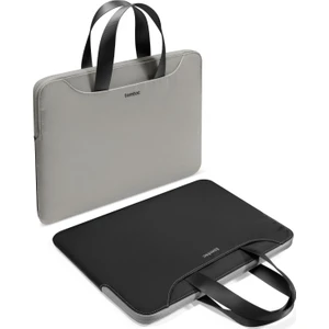 Light A21 13.5 - 14.4 inç Çift Renk Füme/Gri Laptop Notebook Çantası - A21D3D1