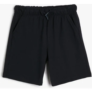 Basic Şort Beli Bağlamalı Cepli