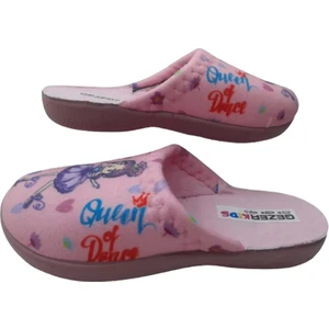 Kız Çocuk Pudra Bale Figürlü Ev Içi Terlik GZRR62-028