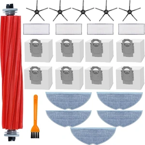 Roborock S7 Maxv Ultra Için Aksesuar Seti, Roborock S7 Pro Ultra Ana Fırça Toz Torbaları Için Uyumlu Aksesuarlar (Yurt Dışından)