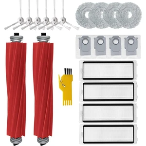 Roborock Q Revo Robotlu Süpürge Yedek Parçaları Ana Yan Fırçalar Hepa Filtreler Paspas Pedleri Toz Torbaları (Yurt Dışından)