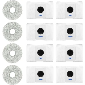 Ecovacs Deebot T20 Omni/x1 Omni Toz Torbası Paspas Bezi Yedek Parçalar Için Elektrikli Süpürge Çantası Aksesuar Seti (Yurt Dışından)