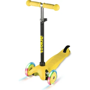 Sarı 3 Tekerlekli Işıklı Scooter