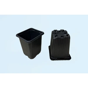 Vakum 8 x 8 x 8 Siyah Kare Saksı (100 adet)