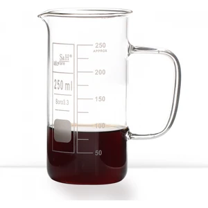 S&H Labware Beher Uzun Form Kulplu 250 ml