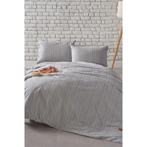 Doqu Home Ipliği Boyalı Serisi Mabel Tek Kişilik Nevresim Takımı - Antrasit