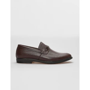 Hakiki Deri Kahverengi Erkek Klasik Ayakkabı