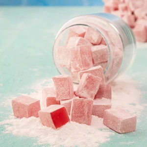 Gül Aromalı Dökme Lokum 500G