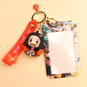 Piraye Gift Demon Slayer -Nazuko Silikon Anahtarlık Kartlık