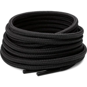 200 cm Fitilli Yuvarlak Bot Bağcığı, Extra Sağlam Bağcık, Ayakkabı Bağcığı, 1 Çift