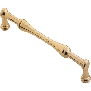 Asil Metal Lüks Mobilya Dolap Çekmece Kulpları Doğan Yüzüklü Altın 160 mm (16 Cm)- 2 Adet