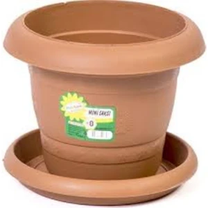 Köy Tohumları 10 Adet 2.5lt Otantik Kaliteli Plastik Çiçek Saksısı Saksı Balkon Villa Yalı Saksıları