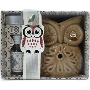 Buhurdanlık Seti Baykuş Buhurdanlık Seti Vanilya Esanslı