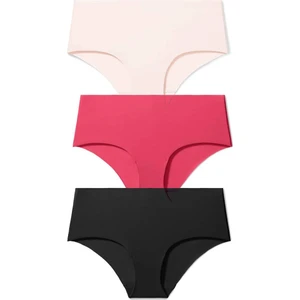 Gecko Collection Kadın Lazer Kesim Yüksek Bel Külot 3 Adet