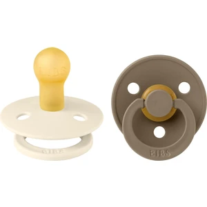 Colour Ikili Kauçuk Emzik- Ivory/dark Oak 0-6 Ay