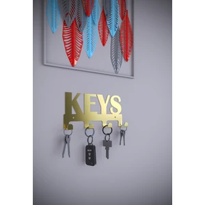 alfams by fmsa Keys Yazılı Metal Anahtar Askısı Metal Anahtarlık Dekoratif Anahtar Askılığı