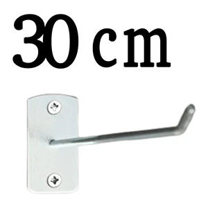 10 Adet 30 cm Duvara ve Suntaya Monte Kanca, Monteli Kanca Askı, Aksesuar, Bijuteri Kancası