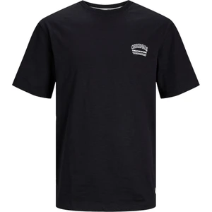 Jack & Jones O Yaka Standart Kalıp Siyah Erkek T-Shirt 12251772