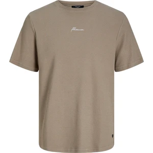 Jack & Jones O Yaka Standart Kalıp Vizon Erkek T-Shirt 12175825
