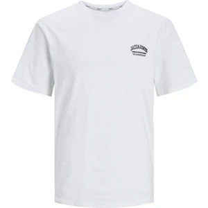Jack & Jones O Yaka Standart Kalıp Beyaz Erkek T-Shirt 12251772