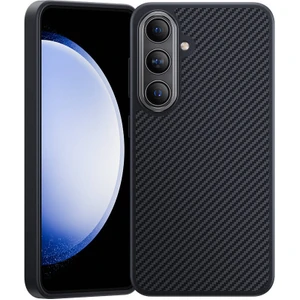 Galaxy S24 Plus Kılıf Karbon Fiber Magsafe Şarj Özellikli Benks Hybrid Armorpro 600D Kevlar Kapak
