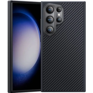 Galaxy S24 Ultra Kılıf Karbon Fiber Magsafe Şarj Özellikli Benks Hybrid Armorpro 600D Kevlar Kapak