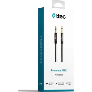 2AK01 3.5mm Stereo Premıum Sıyah Ses Kablosu