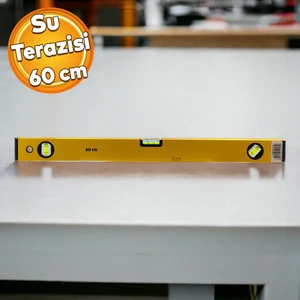 Su Terazisi 60 cm Aluminyum Inşaat Duvar Fayans Marangoz Mühendislik Ölçüm Eğim Ölçü Eğik Ölçme