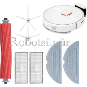 S7 Max Beyaz Robot Süpürge Uyumlu  7li Yedek Parça Seti