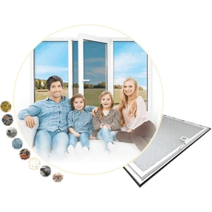 Air V.3.0 - Window Dust Pollen Allergen Odor Filter - 3 Layer Nanofiber Fly Screen