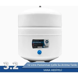 12 Litre Su Arıtma Tankı Nsf Onaylı , Tüm Arıtma Cihazlarıyla Uyumlu