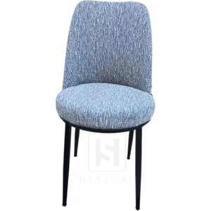 Oval Sandalye Kılıfı Retro Sandalye Örtüsü Lastikli Jakarlı Çubukdesen Tekli Küçük Boy Gri , bir adet oval sandalye kılıfı