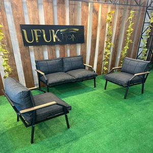 Ufuk Home Linda 2 1 1 Bahçe Balkon Takımı,balkon Mobilyası,teras Takımı,kafe Sandalyesi,bahçe Takımları
